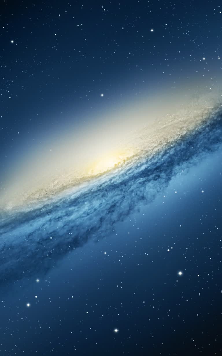 这是一张背景为螺旋星系的星系图像