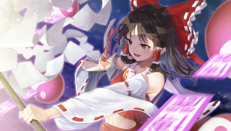 有一个女孩,手里拿着一根棍子