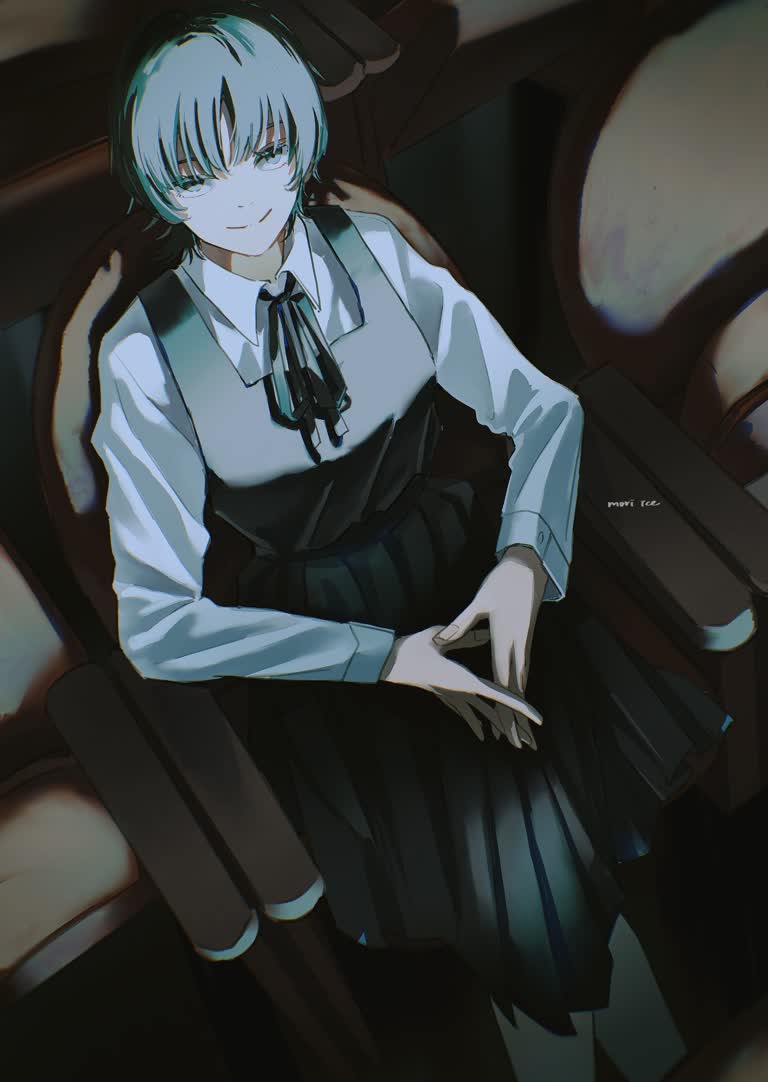有一个女孩坐在长凳上,拿着一本书