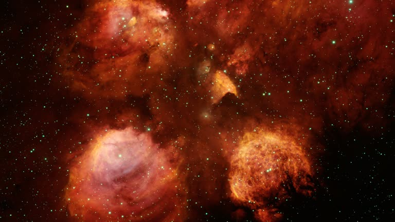 这是天空中一簇星星的图像