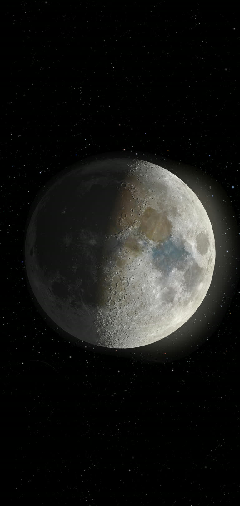 这是夜空中满月的图像