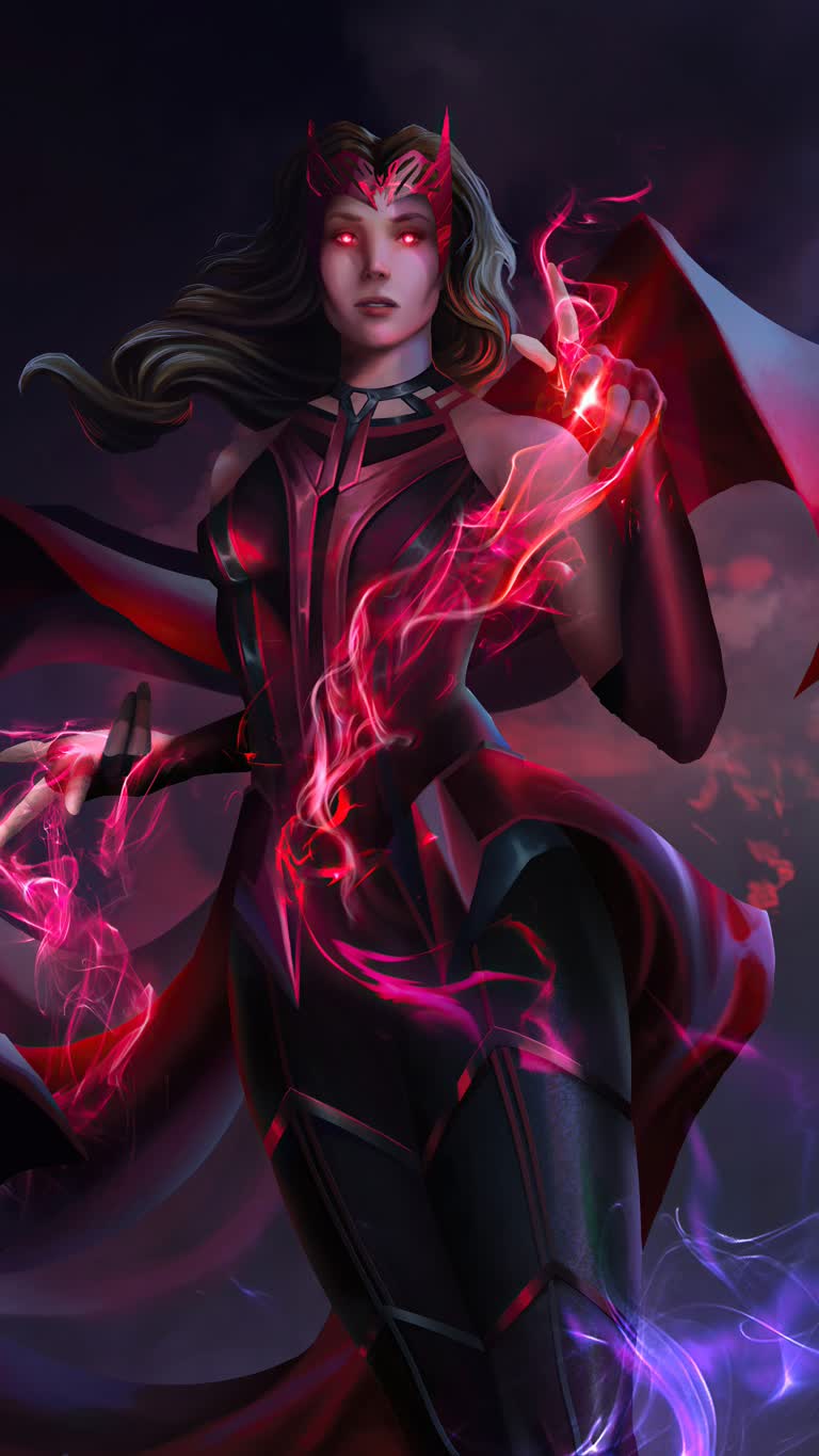 这是一个打扮成女巫拿着魔杖的女人的形象