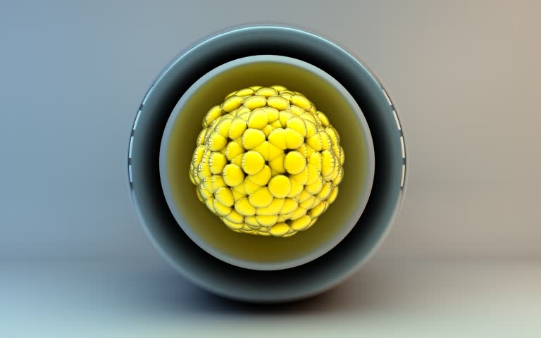 这是一张灰色花瓶里一朵黄色花朵的3d图像
