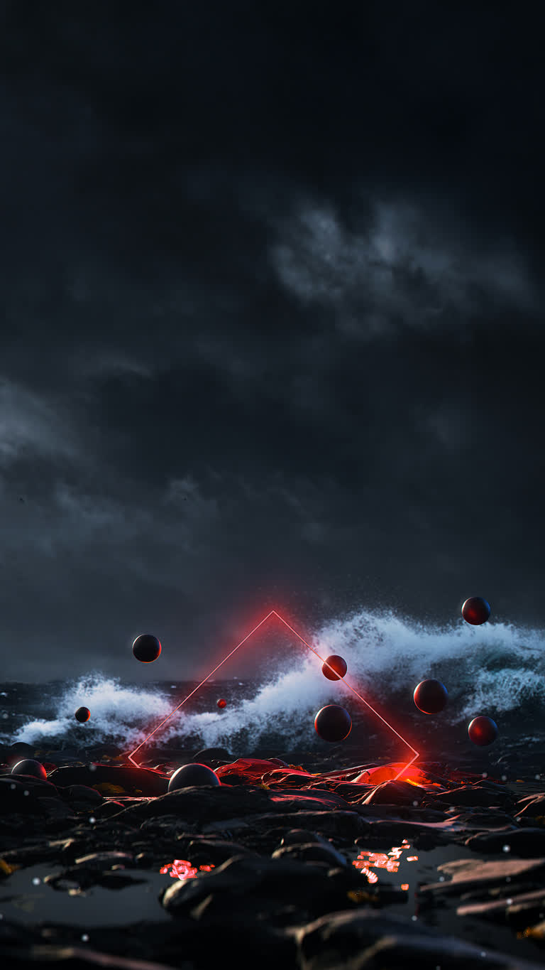海边有很多岩石