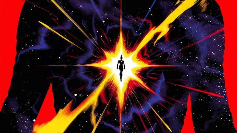 有一个男人站在星爆前
