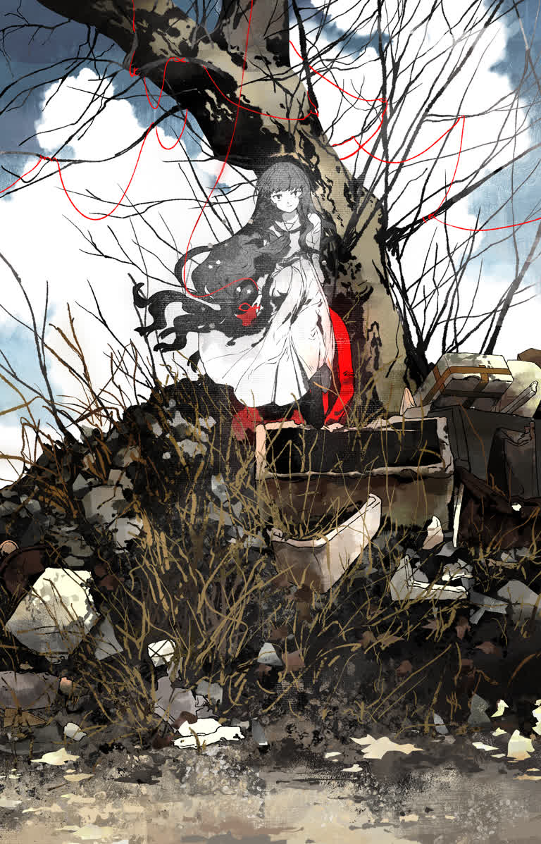 有一幅画,画的是一个女人在田野里骑马