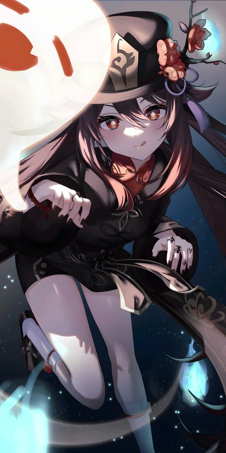 有一张动漫女孩在空中飞翔的画面