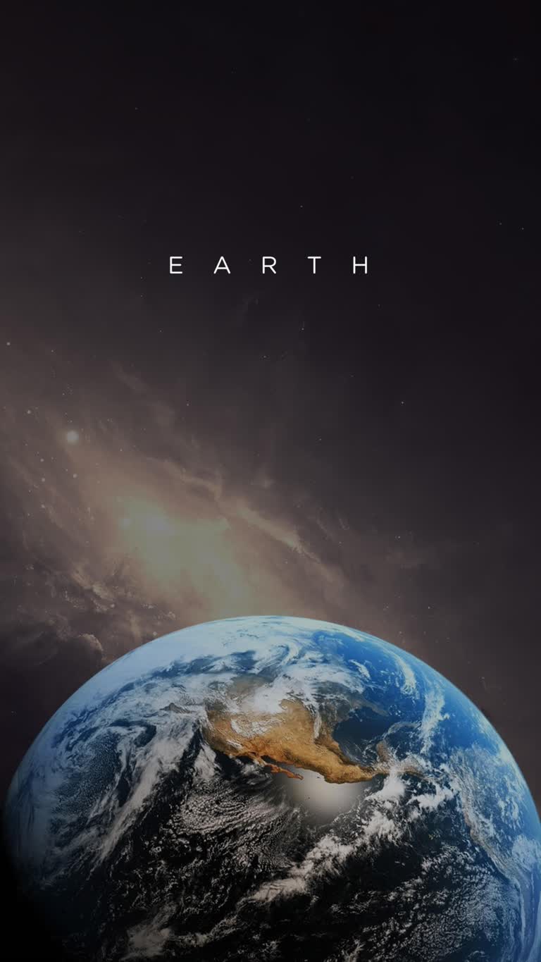 有一张从太空拍摄的地球照片