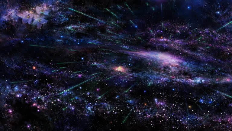有一张星系的图片,里面有很多恒星