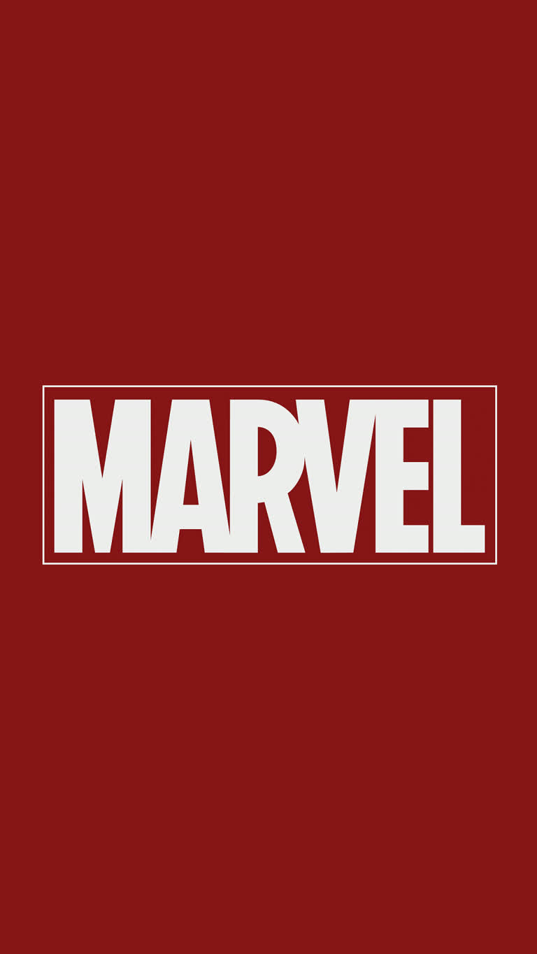 红色背景,上面写着 Marvel 字样