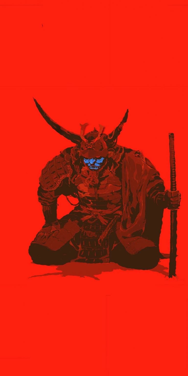有一张红色海报,上面有一个恶魔坐在椅子上的照片