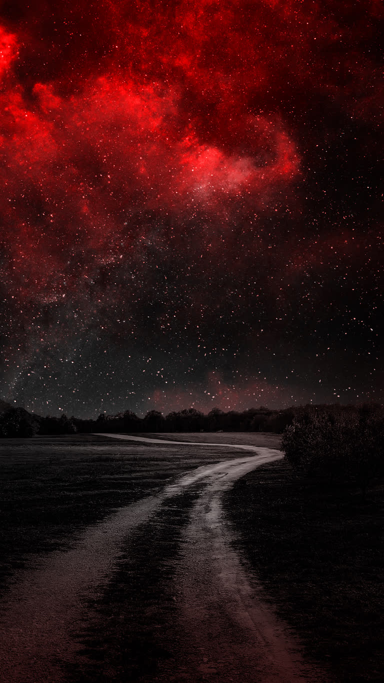 红天繁星,中间有路
