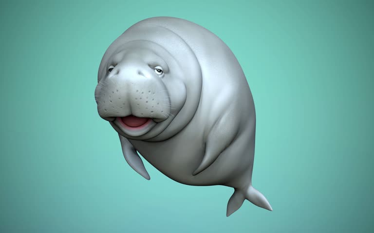 这是微笑的马纳苏斯的3d渲染图