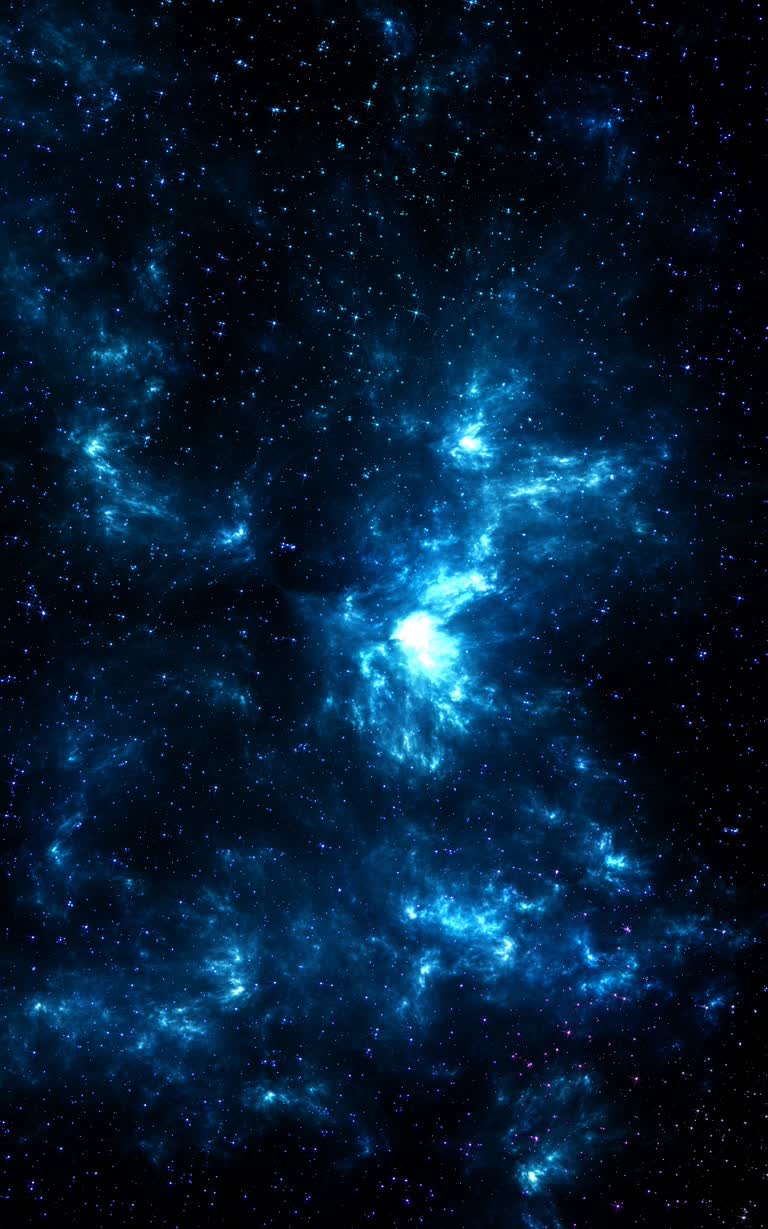 夜空中有很多黑底的星星