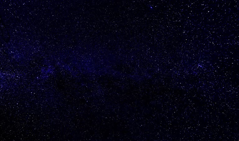 黑底夜空中的星星