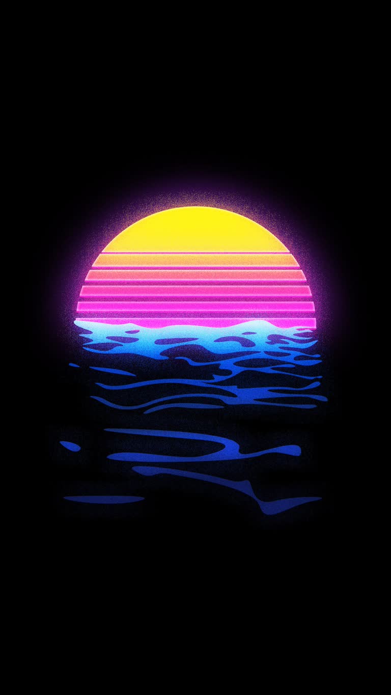 太阳在黑暗中落在海洋上
