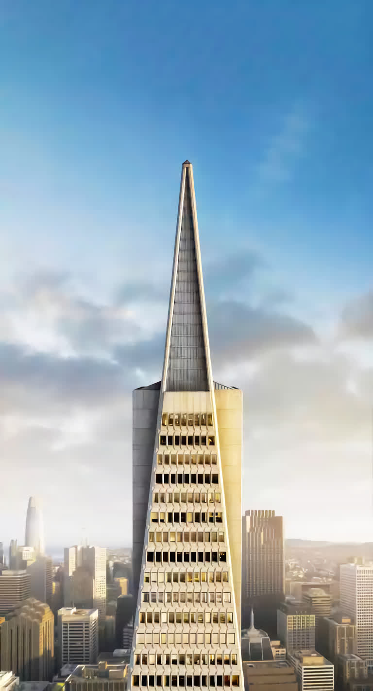 在一座城市中心有一栋很高的建筑